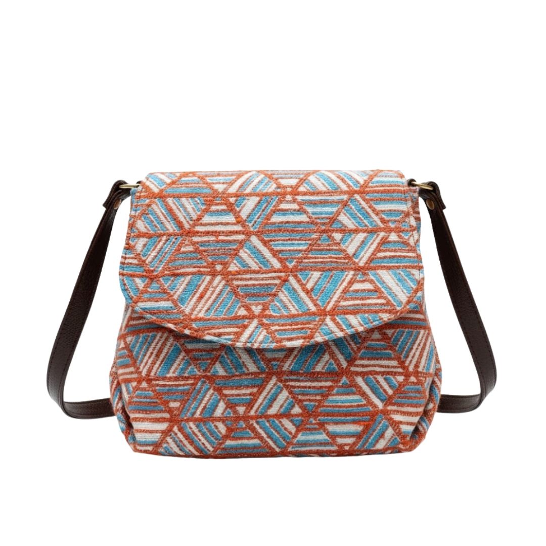 Stylish Fabric Flap Sling Bag for Everyday Use 114